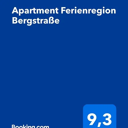 Ferienregion Bergstrasse Apartamento Bickenbach (Hessen)